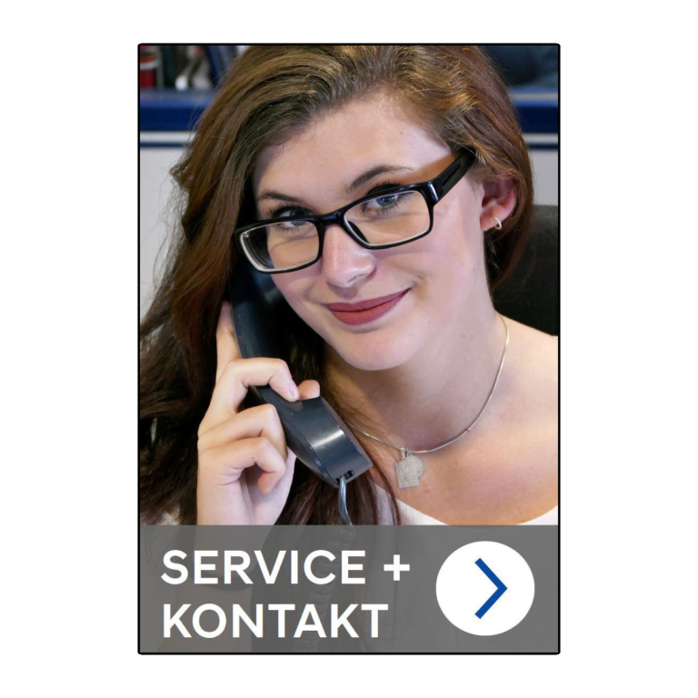 Zu Service und Kontakt